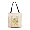Pinap Tote Bag – Retro Cross‑Stitch Berry Design Woven Tote