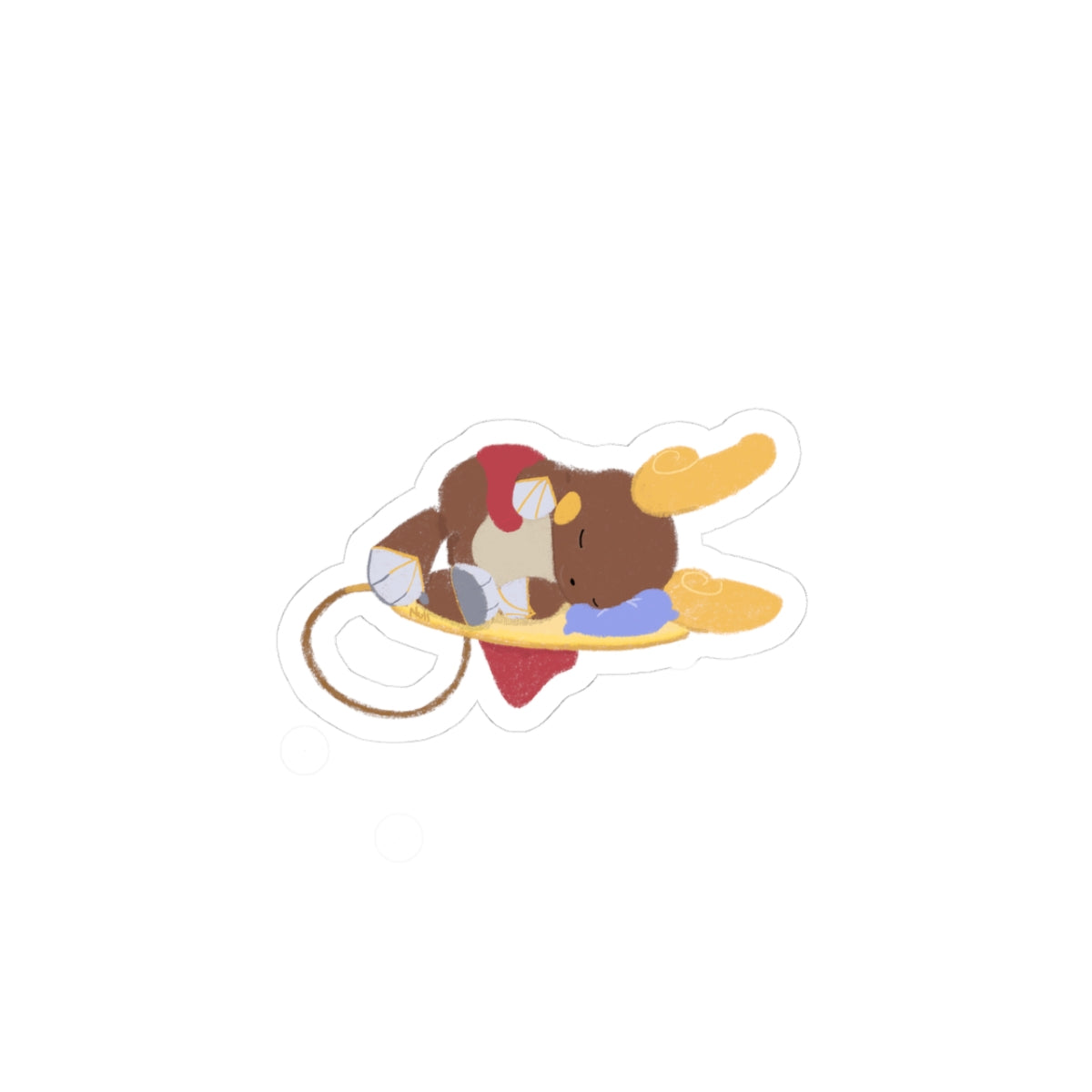 It's Nap:30 Chu Kiss-Cut Sticker — Cute Laptop & Water Bottle Decal